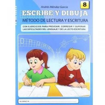Escribe y dibuja: Cuaderno 8 - 9788497007146