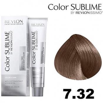 Revlon Issimo Ammonia-Free Color Sublime Creme Gel Hair Dye 7.32 Medium Gold Iridescent Blonde