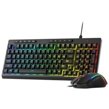 Redragon S141 RGB Wired Gaming Keyboard & Mouse Combo - K515 Membrane Keyboard and 10000 DPI M616 Mouse Bundle