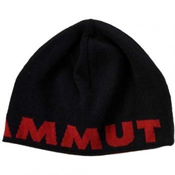 Gorro Mammut Logo Negro y Rojo para Hombre