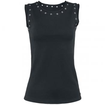 Forplay Rivet Top Top Mujer Negro S