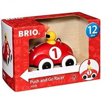 BRIO Push & Go Racer Push Along Juguete para niños de 12 Meses y más, Multicolor