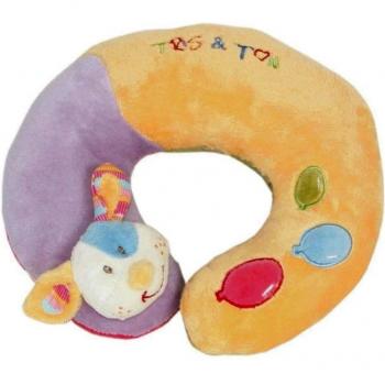 Tris&Ton Cojin protector cuello en forma de U, cojín soporte almohada niño niña para el coche cochecito silla de paseo modelo Pim