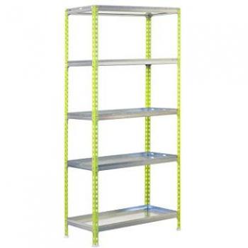 Jardinera Vertical Exterior SimonRack, 1800x900x300 mm, 5 Baldas, Soporta 180 kg de Punto Flexión por balda, Verde/Galva - Simon Garden
