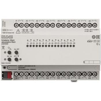 Jung 23016 1S R KNX 16-Channel Switch Actuator and 8-Channel Blind Actuator