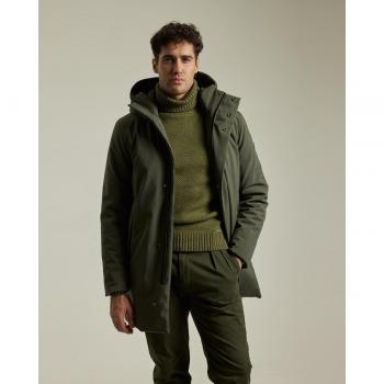 Parka Hombre Técnica Verde Oliva