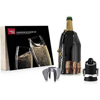 Set de Accesorios para Champagne Vacu Vin - 3 Piezas