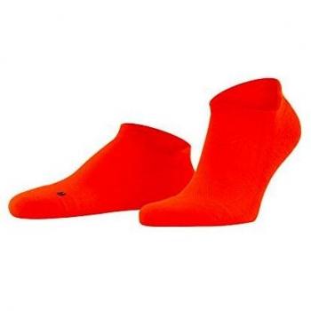 Falke Cool Kick Unisex Sneaker Socks, Breathable, Quick-Dry, Orange, Size 46-48