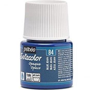 Pintura para Tela Setacolor Opaca 45 ml - Azul Jean - Pébéo