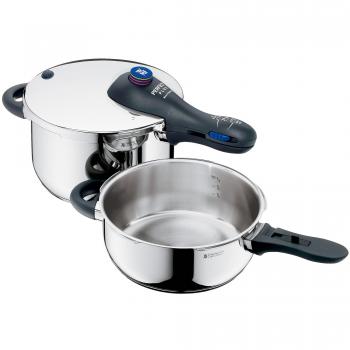 WMF Perfect Plus - Set con olla rápida 4,5 litros y cuerpo de 3 litros