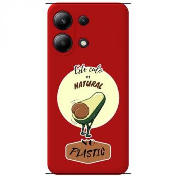 Funda Silicona Líquida Roja para Xiaomi Redmi Note 13 4G con Diseño de Culo Natural