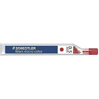 Staedtler 338504 - Estuche con 12 minas, color rojo