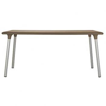 Resol New Flash Mesa Cuadrada 90x90 cm Arena, diseño ligero y multiusos, ideal para jardín, terraza, balcón, salón, cocina y comedor, capacidad para 2-4 personas