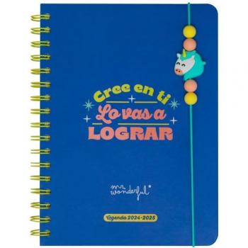 Agenda Semanal Mr. Wonderful 2024-2025 Cree en ti. ¡Lo vas a lograr!