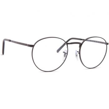 Ray-Ban New Round RX3637V 2509 Black Prescription Glasses for Men