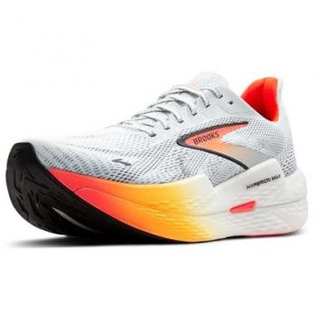 Brooks Hyperion Max 2 Men's Running Shoes Gray Orange Size 41