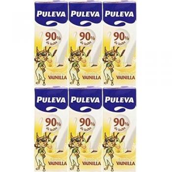 Puleva Batido Sabor Vainilla, Pack de 6 Unidades, 200ml cada uno