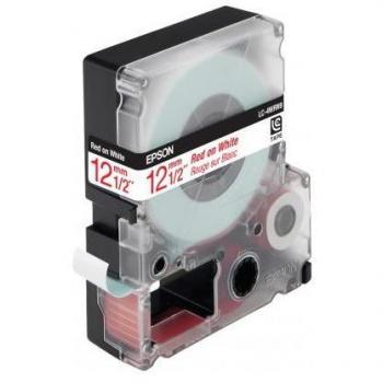 Cinta Epson LabelWorks S625406 Normal Blanca / Roja 12mm/9m