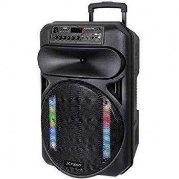 Trevi XF 1550 Amplificador Karaoke 80W con BT, Color: Negro
