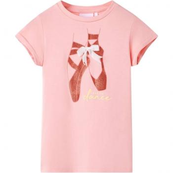 Camiseta infantil rosa 116