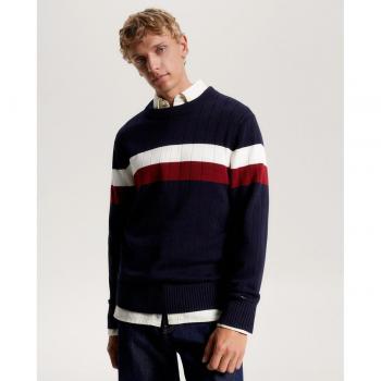 Jersey Tommy Hilfiger Color Block Marino Hombre