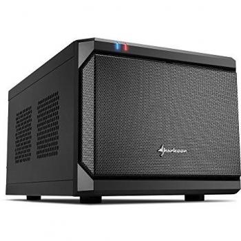Sharkoon QB ONE - Carcasa de Ordenador Gaming, Mini-ITX, 2xUSB3.0, Color Negro