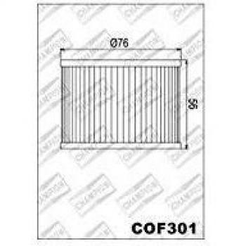Filtro de aceite Champion COF453/COF301, compatible con múltiples vehículos, alta capacidad de filtración, diseño de rosca para fácil instalación, fabricado con materiales de calidad para mayor durabilidad y eficiencia en la protección del motor