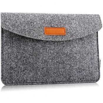 MoKo Funda de 9-11 Compatible con iPad 9ª Gen 10,2/8th 10.2/ 7th 10.2/ 6th 9.7'', iPad Air 4 10.9''/ 3/2, iPad Pro 11 2021/2020/2018, Surface Go 2 10.5, Galaxy Tab A 10.1 - Gris Claro