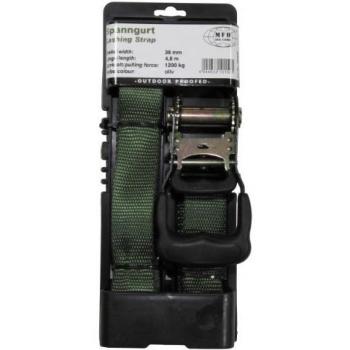 MFH - Correa (38 mm, 4,8 m, Fuerza de Tiro de 1200 kg), Color Verde