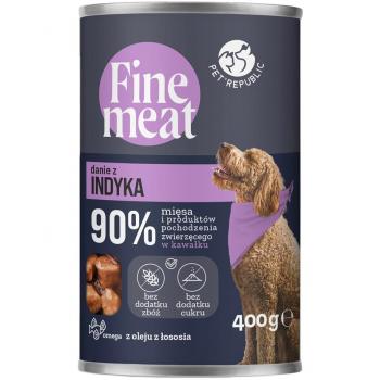 Comida húmeda para perros Pet Republic Fine Meat Pavo 400g
