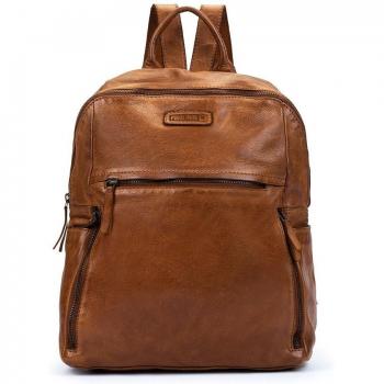 Mochila de piel Pikolinos Rioja MHA-785 en color Brandy