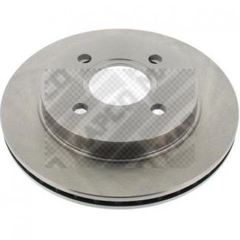 Disco de freno MAPCO 15827 - Disco de freno, compatible con vehículos específicos, fabricado en materiales de alta calidad para un rendimiento óptimo, diseño que reduce la acumulación de polvo y mejora la disipación del calor,