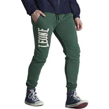 LEONE - Pantalones Deportivos de Hombre Real Fighter - Verde Cazador
