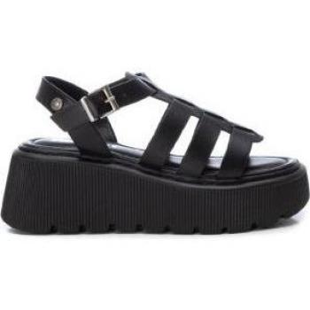 Sandalia Refresh 171862 Negro Plataforma 6cm