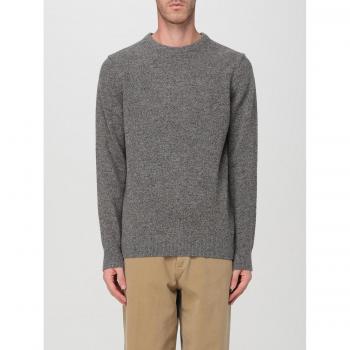 Barbour Men's Grey Cotton Crew-Neck Sweater - Size XL