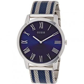 GUESS Reloj Analógico para Hombre de Cuarzo con Correa en Tela W1179G1