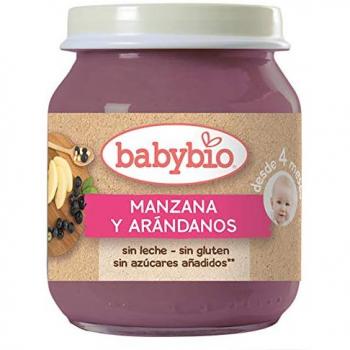 Babybio Potito de Manzana y Arándanos - 130 gr