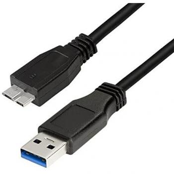 LogiLink CU0027 - Cable USB 3.0, AM a Micro BM, 2 m, negro