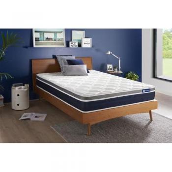Colchón Matrimonial Actiflex Confort 160x210cm - Espesor: 26cm - Muelles Ensacados y Memory Foam - Moderadamente Firme - 7 Zonas de Confort