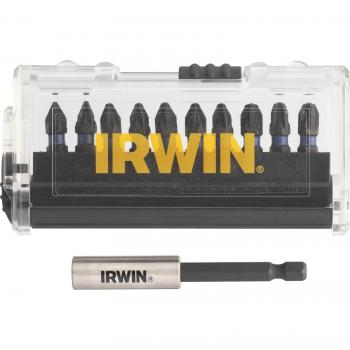 Juego de 10 Puntas de Destornillador Pozi Impact Pro Performance Irwin
