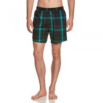 Speedo Badehose Yd Chk Leis 16 Wsht Am - Bañador para hombre, color black/emerald/white/oxid, talla S