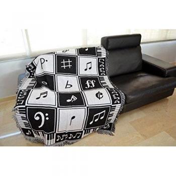 Masala Plaid Jacquard Music Multicolor 125 x 175 cm
