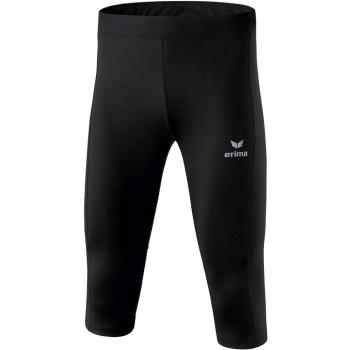 Erima Performance 3/4 Running Tights for Men - Black