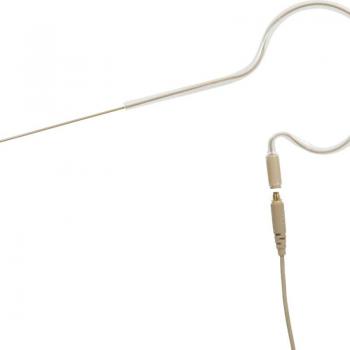 Galaxy Audio ESM8 Single Ear Omni Earset Microphone with 4 Shure Cables, Beige