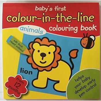 My Colouring Book Baby's First Colouring Book Colour in the line From 12 Months+