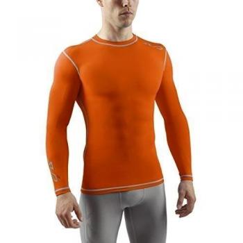 Sub Sports - Camiseta de compresión para hombre, talla M, color naranja