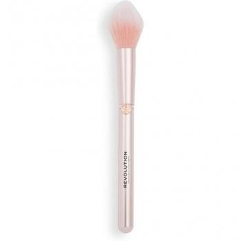 Brocha para iluminador Soft Focus Create R6 - Brocha para colorete y contornear el rostro con efecto iluminador, 1 unidad