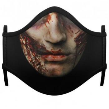 Mascarilla de Tela Reutilizable Zombie con Diseño Exclusivo