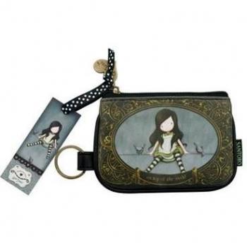 Monedero con cremallera Santoro Eclectic Gorjuss, diseño «On Top of the World»