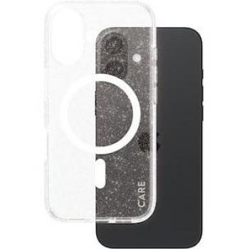 Funda Protectora CARE PanzerGlass® Urban Combat Star Lit con MagSafe para iPhone 16 - Blanca